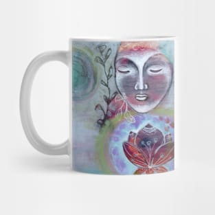 Buddha and Lotus Mug